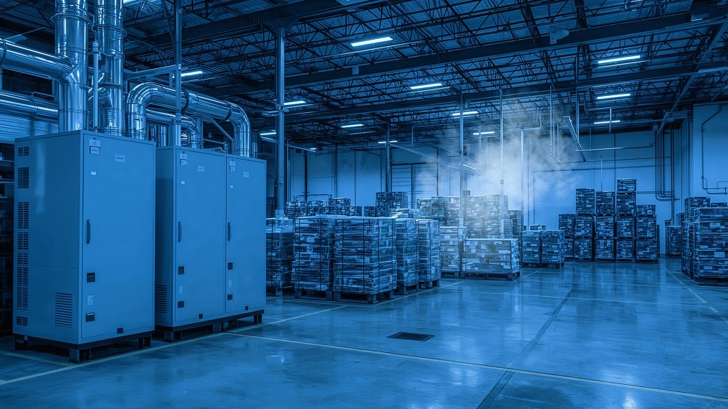 Air conditioning for warehouses