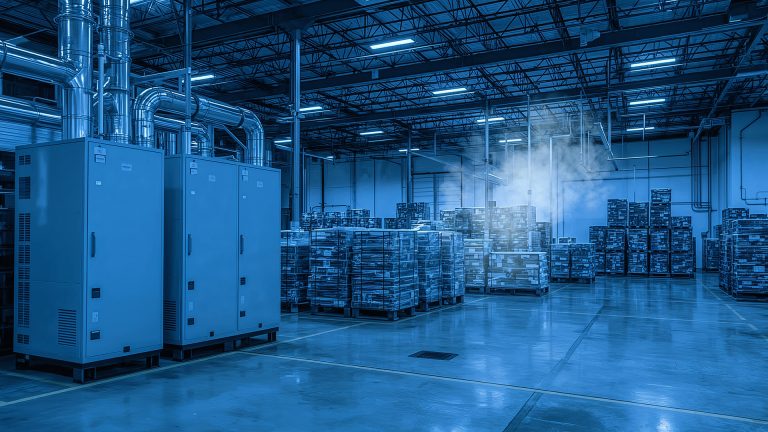 Air conditioning for warehouses