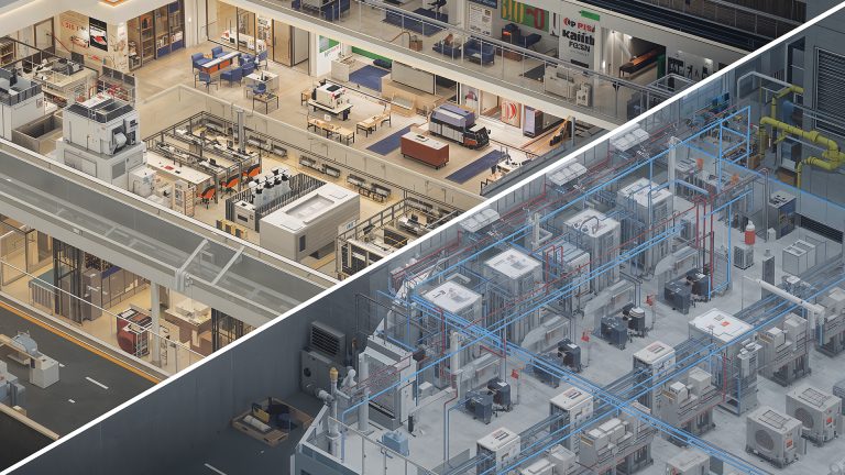 Difference between VRF and AHU