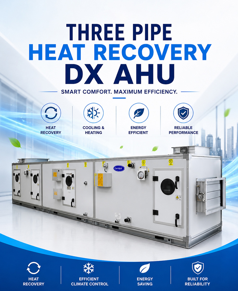 THREE PIP DX AHU