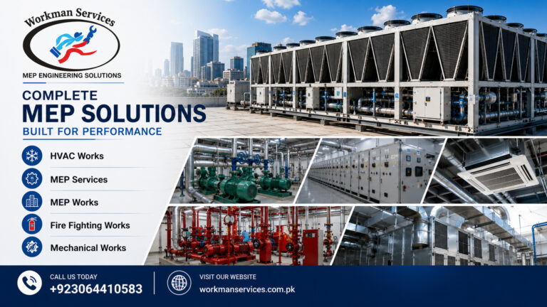HVAC Works MEP services MEP MEP Works Fire Fighting Works Mechanical Works