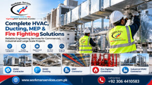 HVAC Contractor Lahore HVAC Ducting Lahor MEP Contractor Lahore Fire Fighting Contractor Lahore Industrial HVAC Contractor Pakistan