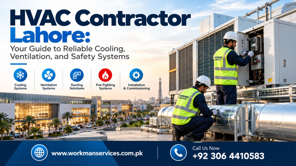 HVAC Contractor Lahore HVAC Ducting Lahore MEP Contractor Lahore Fire Fighting Contractor Lahore Industrial HVAC Contractor Pakistan