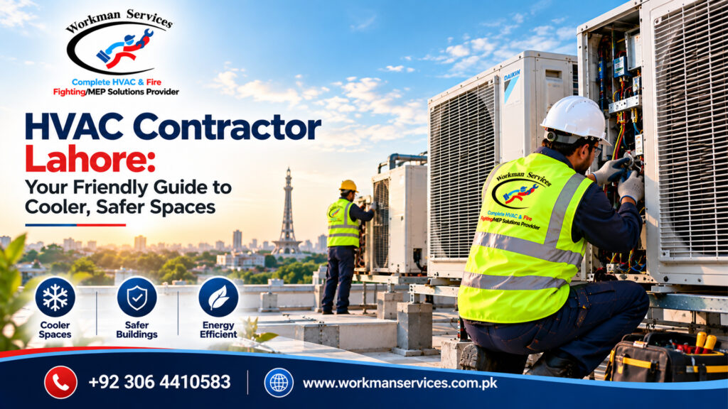 HVAC Contractor Lahore HVAC Ducting Lahore MEP Contractor Lahore Fire Fighting Contractor Lahore Industrial HVAC Lahore